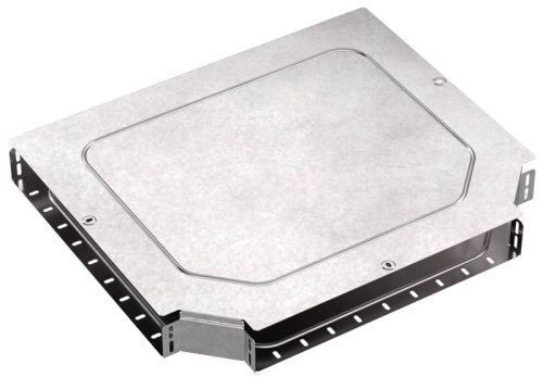 Тройник для лотка горизонтальный с крышкой Промрукав Стандарт 500х80 фото Тройник для лотка горизонтальный с крышкой Промрукав Стандарт 500х80 картинка